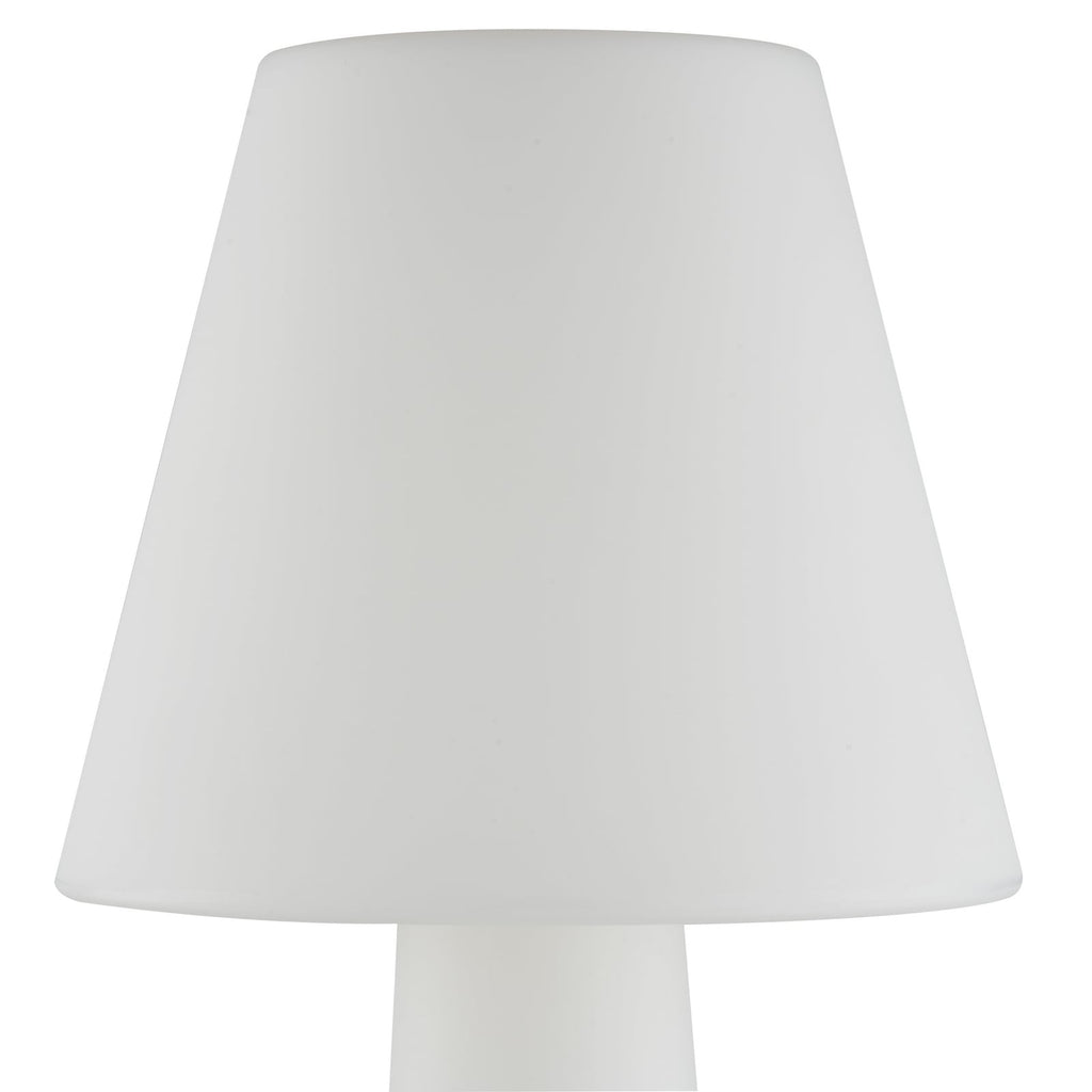 Gulvlampe Gauri utendørs plast hvit med 300 cm ledning