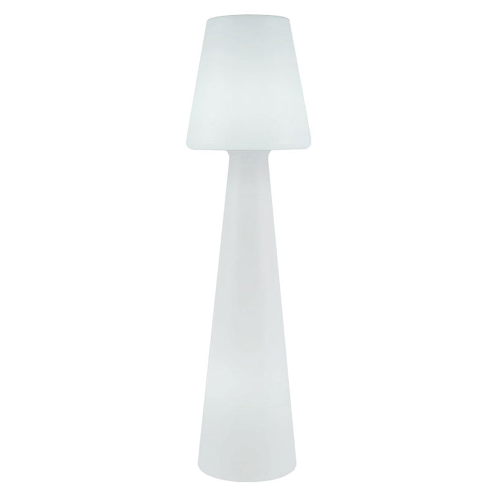 Gulvlampe Lola plast hvit 165 cm 22W bakside med kabel