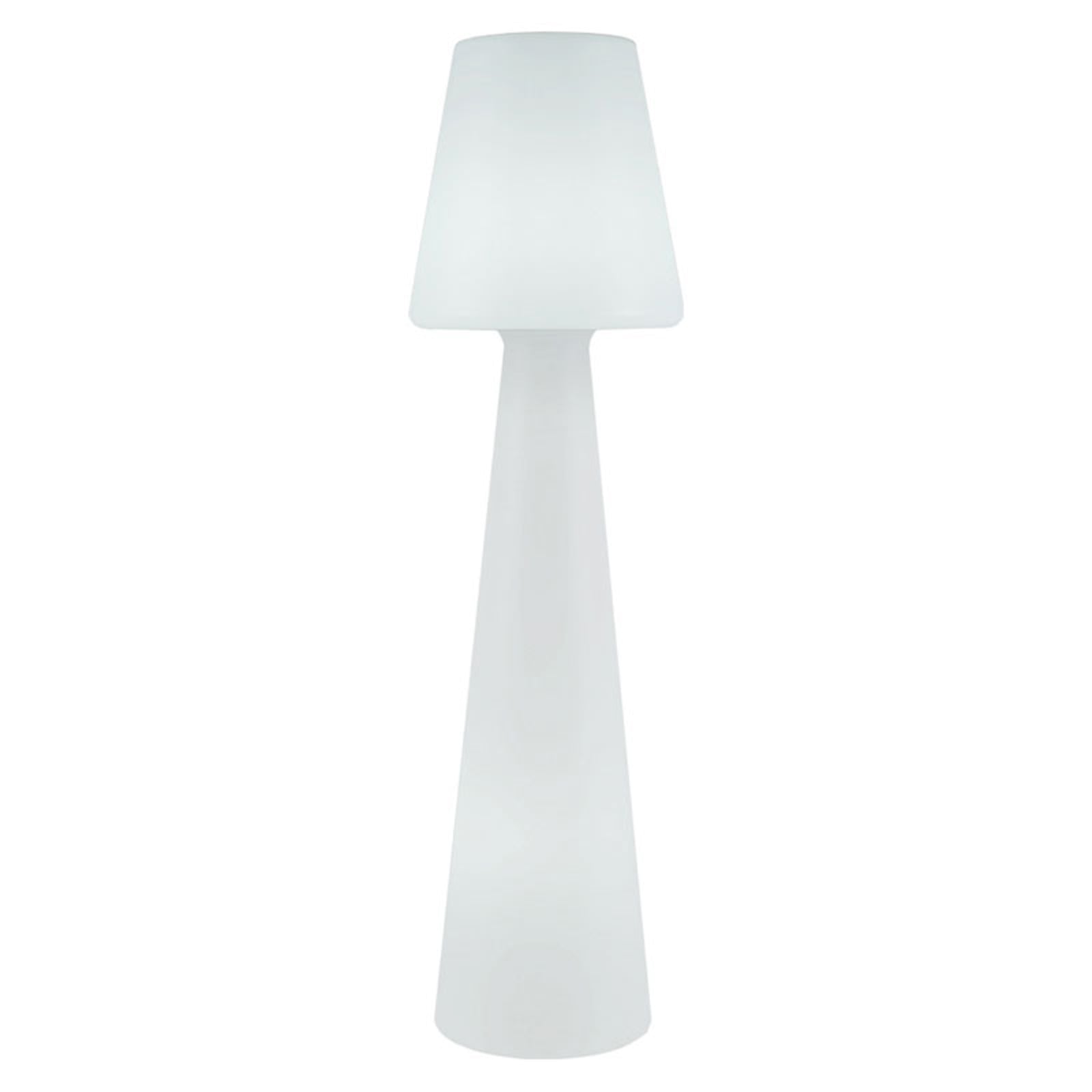 Gulvlampe Lola plast hvit 165 cm 22W bakside med kabel
