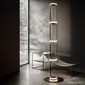 Gulvlampe Noctambule 4 High Cylinders glass dimbar H217 cm fra FLOS