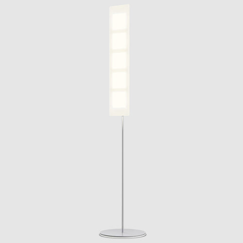 Gulvlampe OMLED One f5 bakside med detalj av dimmer