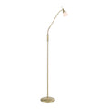 Gulvlampe Pino messing matt dimbar G9 163 cm forfra