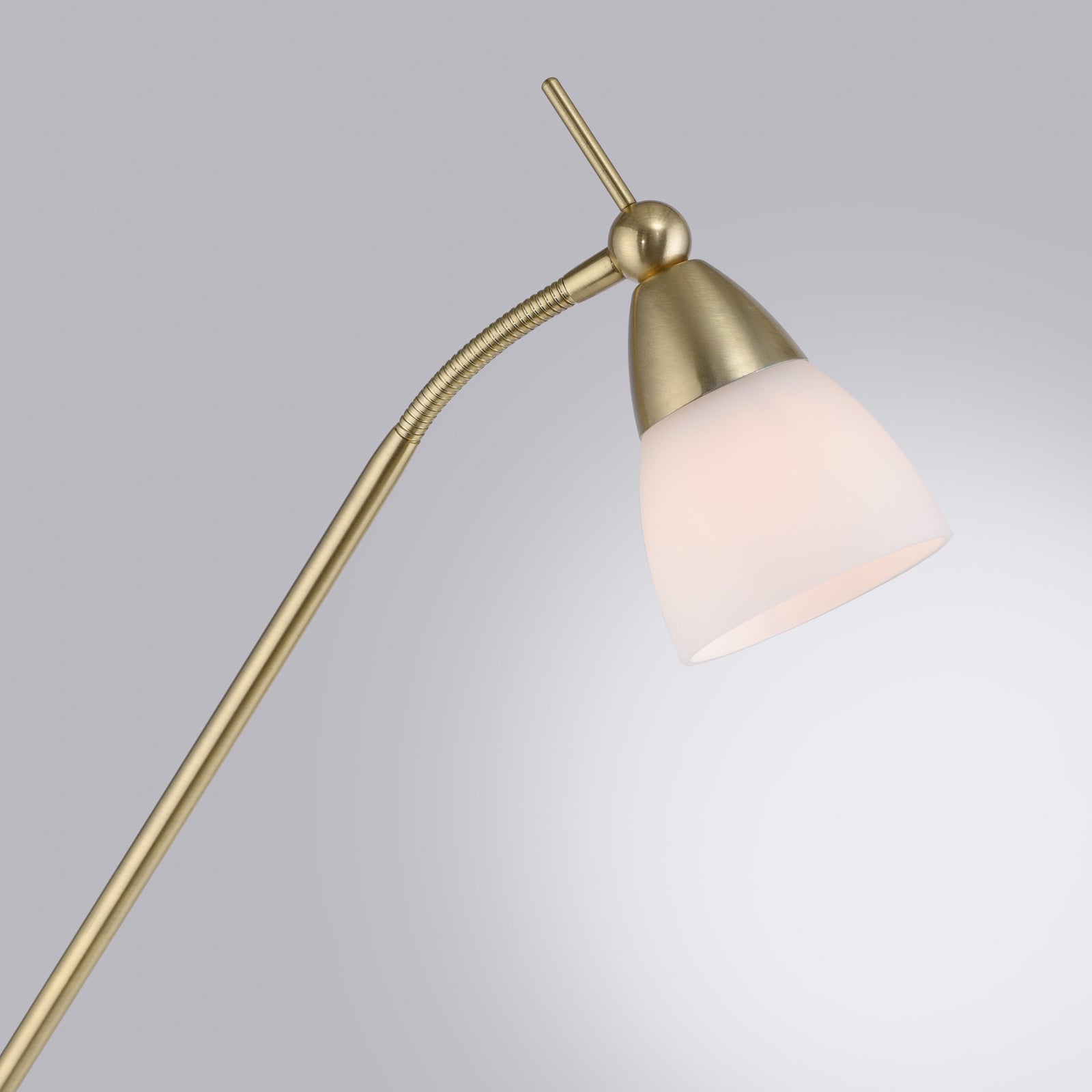 Montert Gulvlampe Pino messing matt i rom