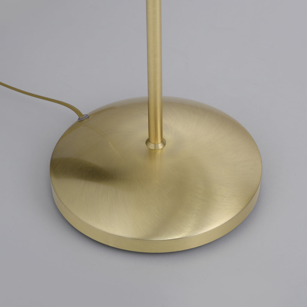 Sidevisning av Gulvlampe Pino messing matt dimbar G9