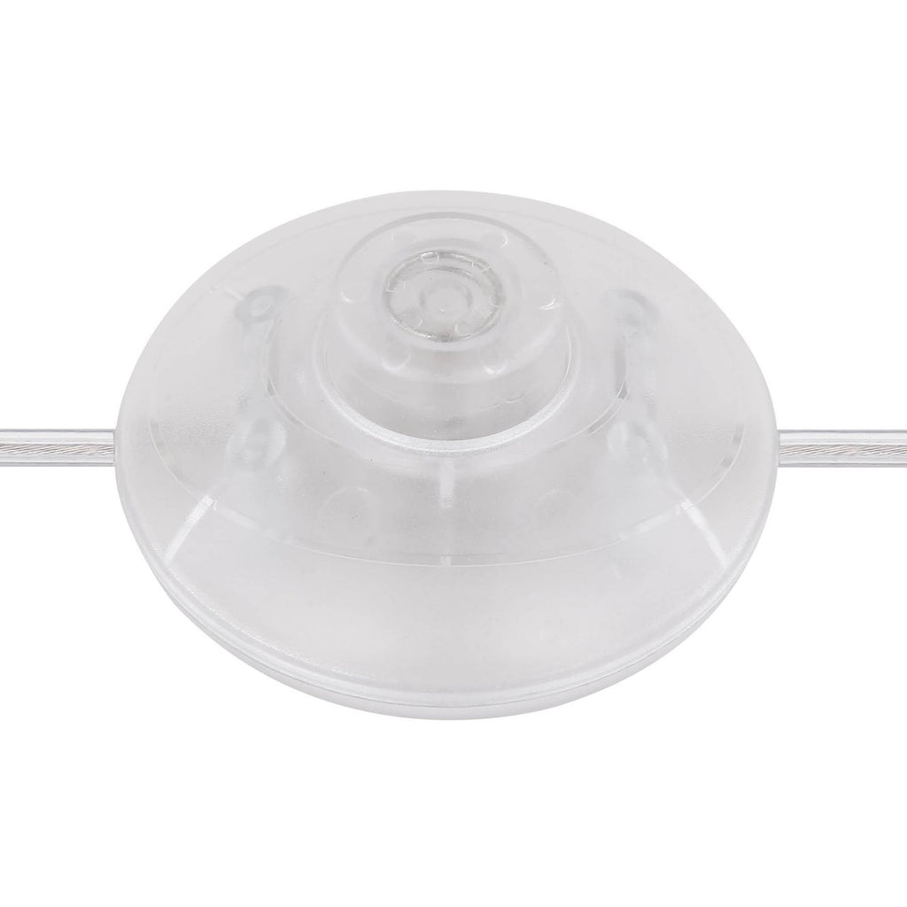 Gulvlampe Riha 6-lys svart røykfarget glass design