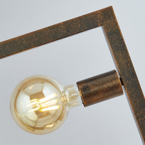 Detaljbilde av Gulvlampe Rustic 5-lys rustfarget stål 160 cm E27