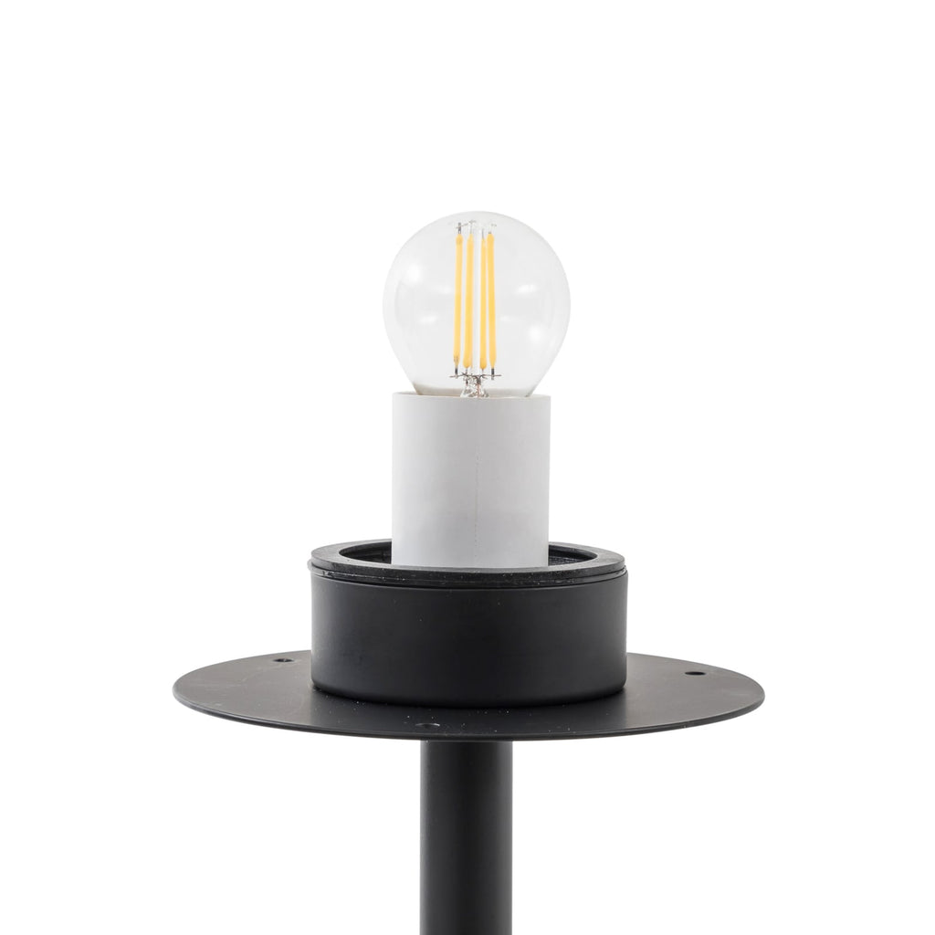 Gulvlampe Solvindor terrasse khaki plast H158 cm IP44 - Lucande