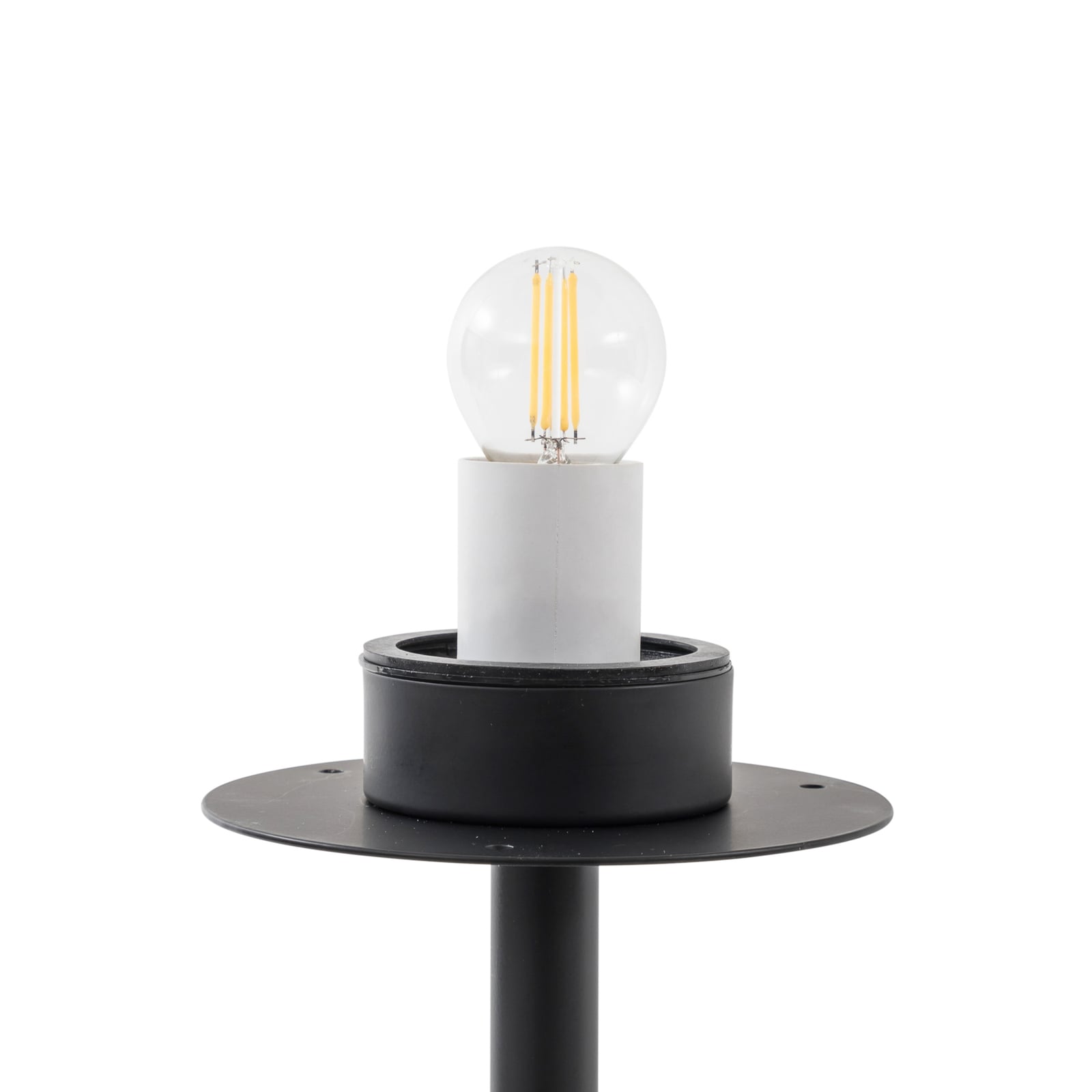 Gulvlampe Solvindor terrasse khaki plast H158 cm IP44 - Lucande