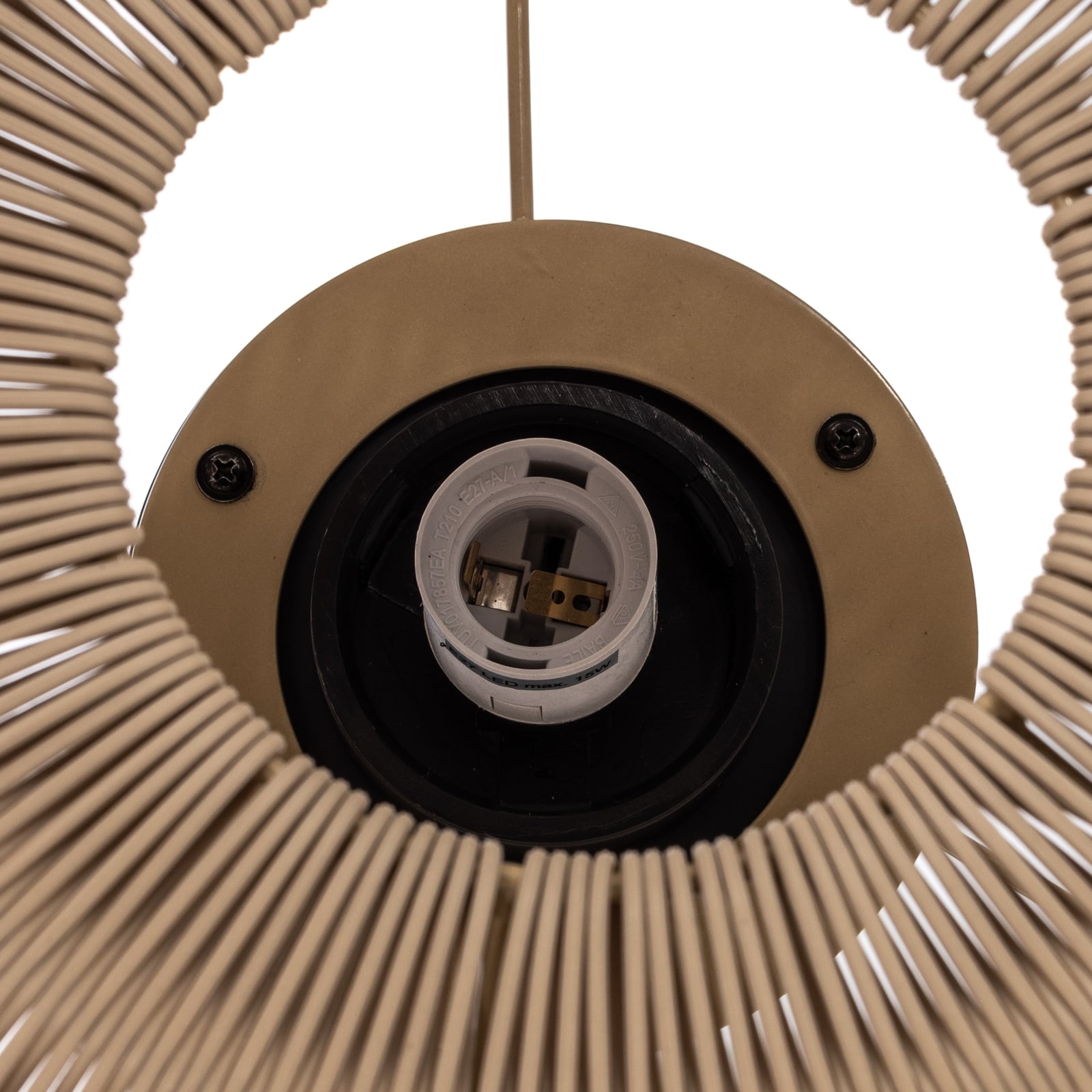 Gulvlampe Solvindor terrasse khaki plast H158 cm IP44 - Lucande