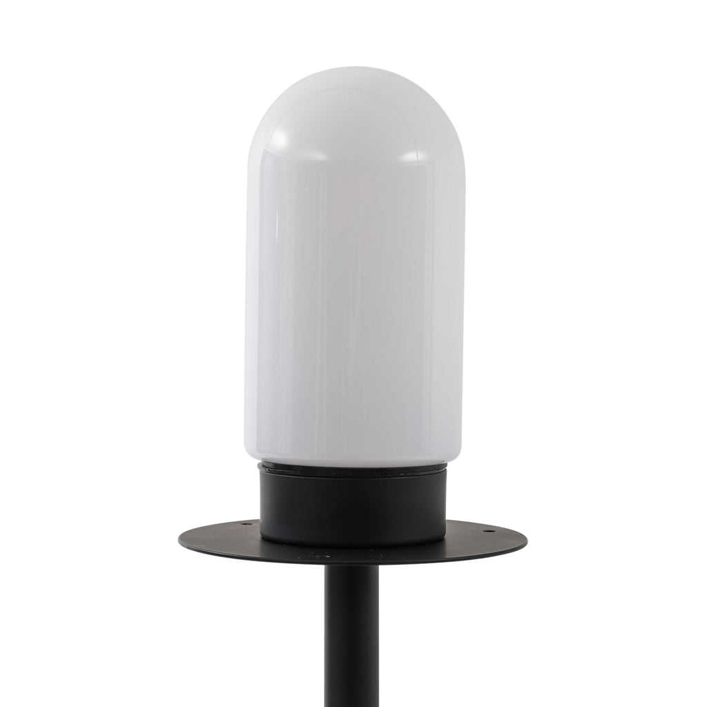 Gulvlampe Solvindor terrasse khaki plast H158 cm IP44 - Lucande