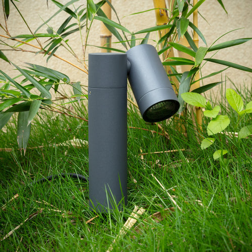 Hagespyd-spot Tulimar antrasitt aluminium bakside