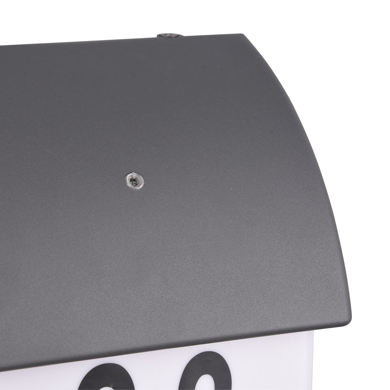 Sidevisning av Husnummerbelysning Mersey med skumringssensor IP44 E14