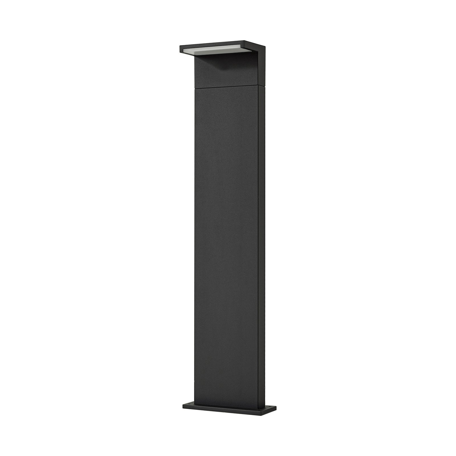 Iberion LED sti-lampe aluminium antrasitt montert i hage