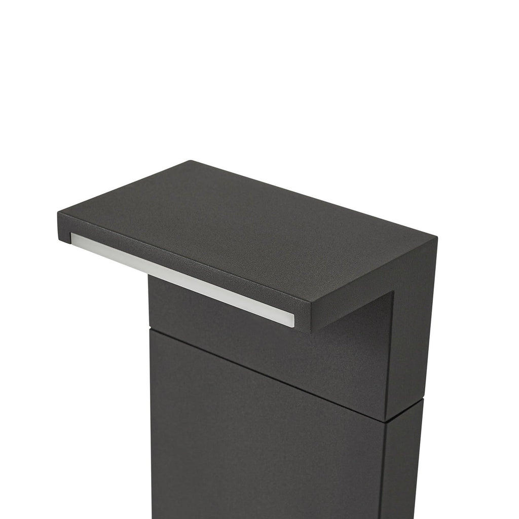 Iberion LED sti-lampe aluminium antrasitt i terreng