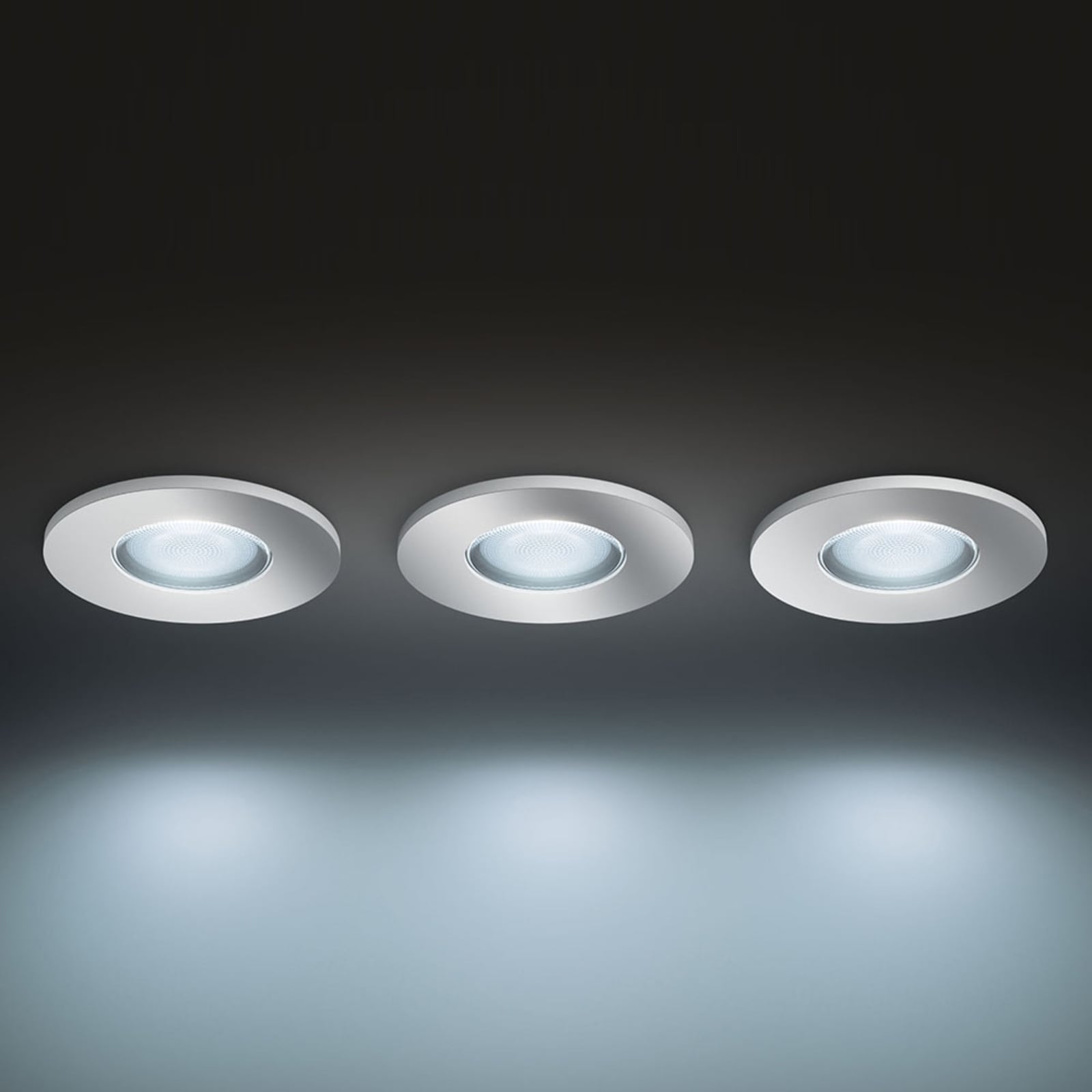 Innbyggingsspot Adore 3-pk GU10 dimbar CCT IP44 - Philips Hue bakside