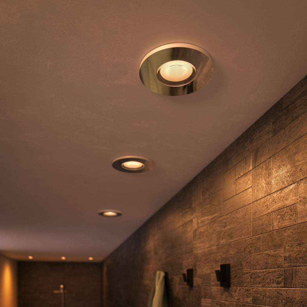 Innbyggingsspot Adore 3-pk GU10 dimbar CCT IP44 - Philips Hue detalj