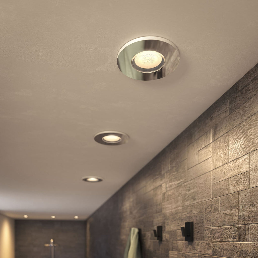 Innbyggingsspot Adore 3-pk GU10 dimbar CCT IP44 - Philips Hue montert