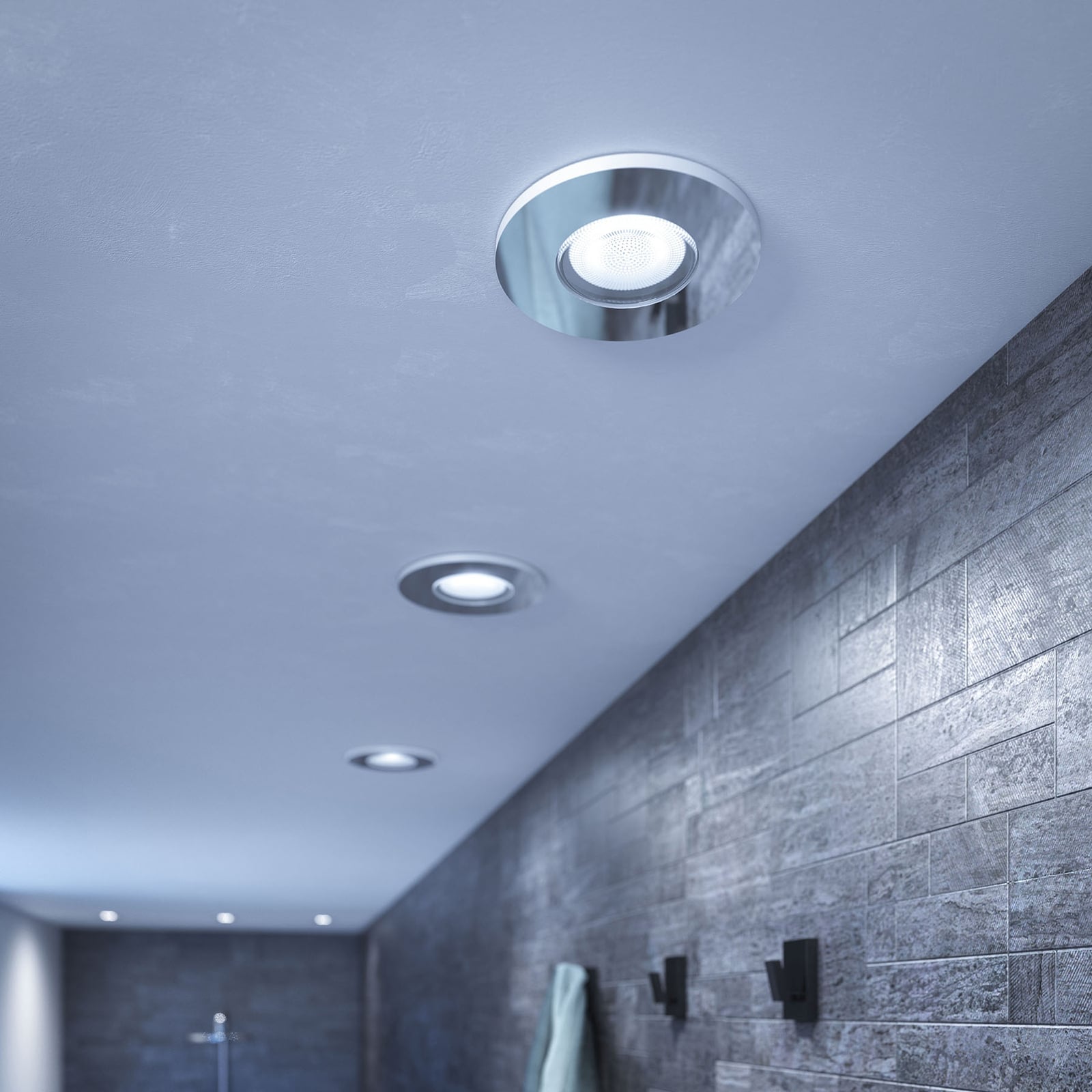 Innbyggingsspot Adore 3-pk GU10 dimbar CCT IP44 - Philips Hue nærbilde