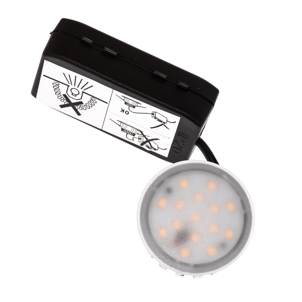 Innbyggingsspot Coin Slim LED dimbar hvit matt i bruk