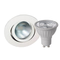 Innbyggingsspot Decoclic GU10 5,2W dimbar hvit Ø8,5 cm for takbelysning