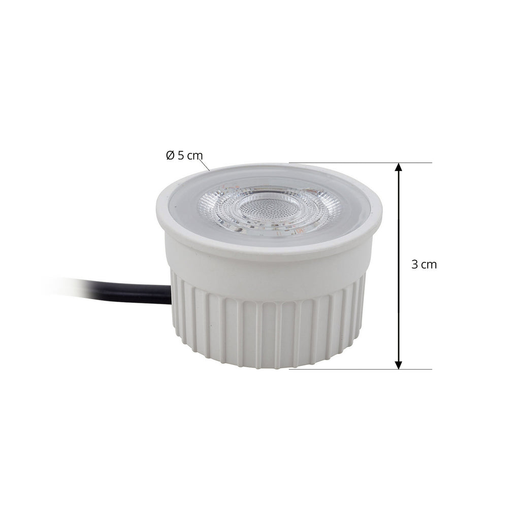 Detaljbilde av Innbyggingsspot Fibur beige GU10 dimbar 10-pack