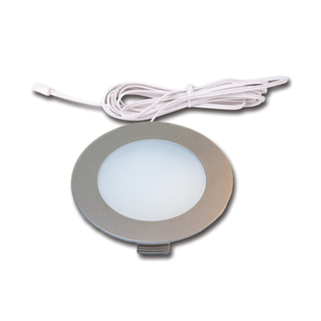 Innbyggingsspot FR 78-LED 3er sett Ø8,2 cm IP44 varmhvit forfra