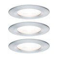 Innbyggingsspot Nova 3-pack dimbar aluminium front