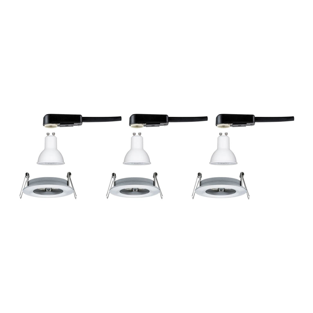 Innbyggingsspot Nova 3-pack dimbar aluminium montert tak
