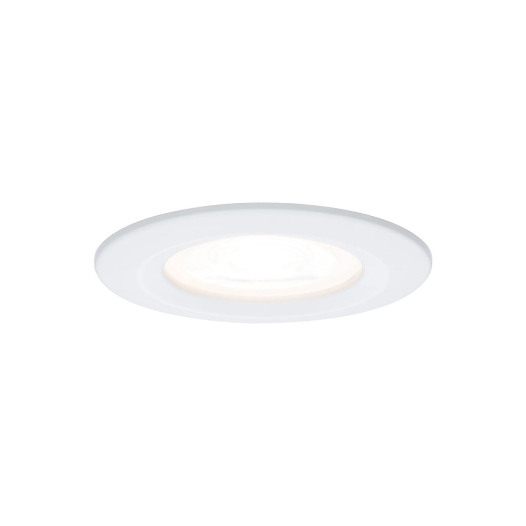Montert Innbyggingsspot Nova GU10 LED hvit IP44 Ø8 cm i tak