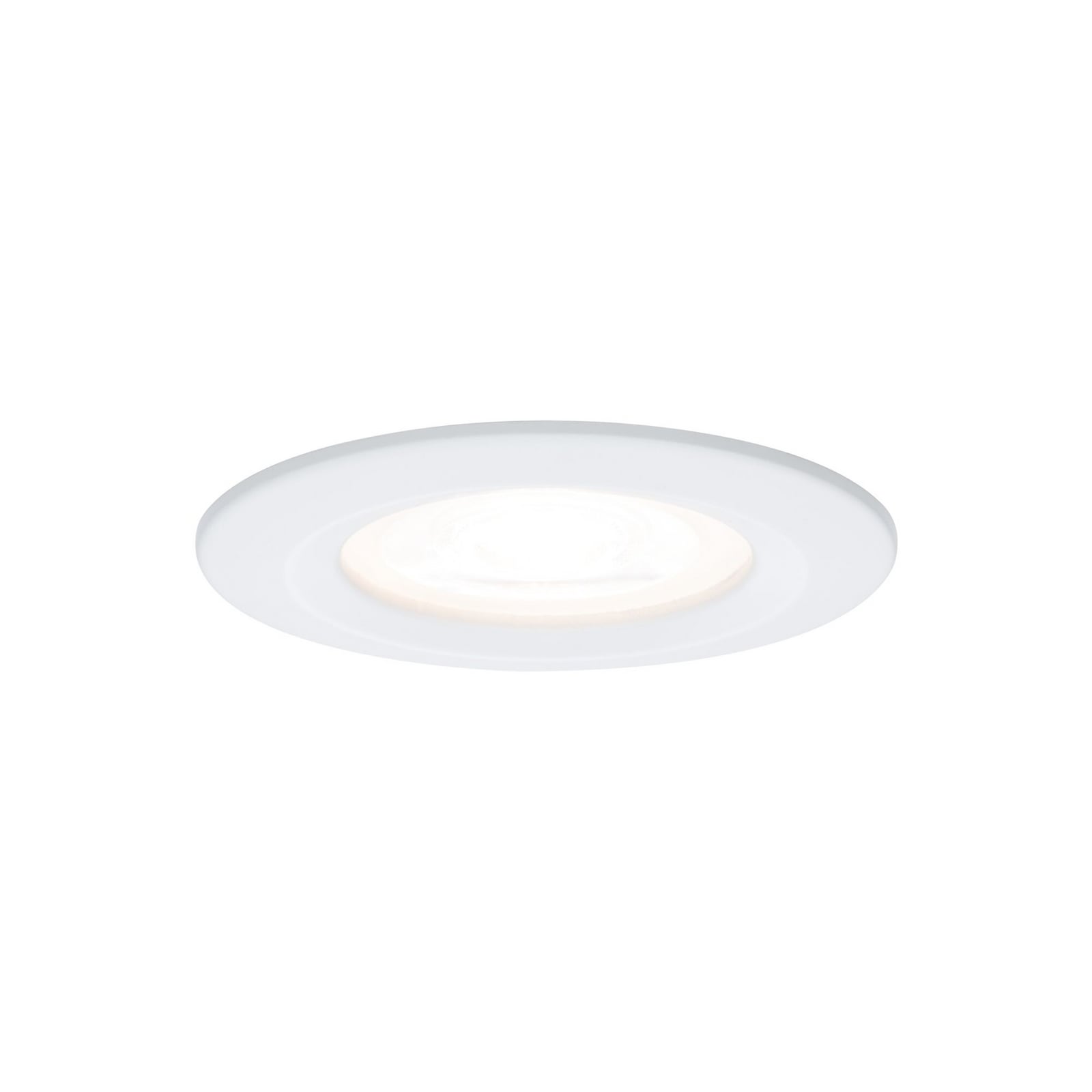 Montert Innbyggingsspot Nova GU10 LED hvit IP44 Ø8 cm i tak
