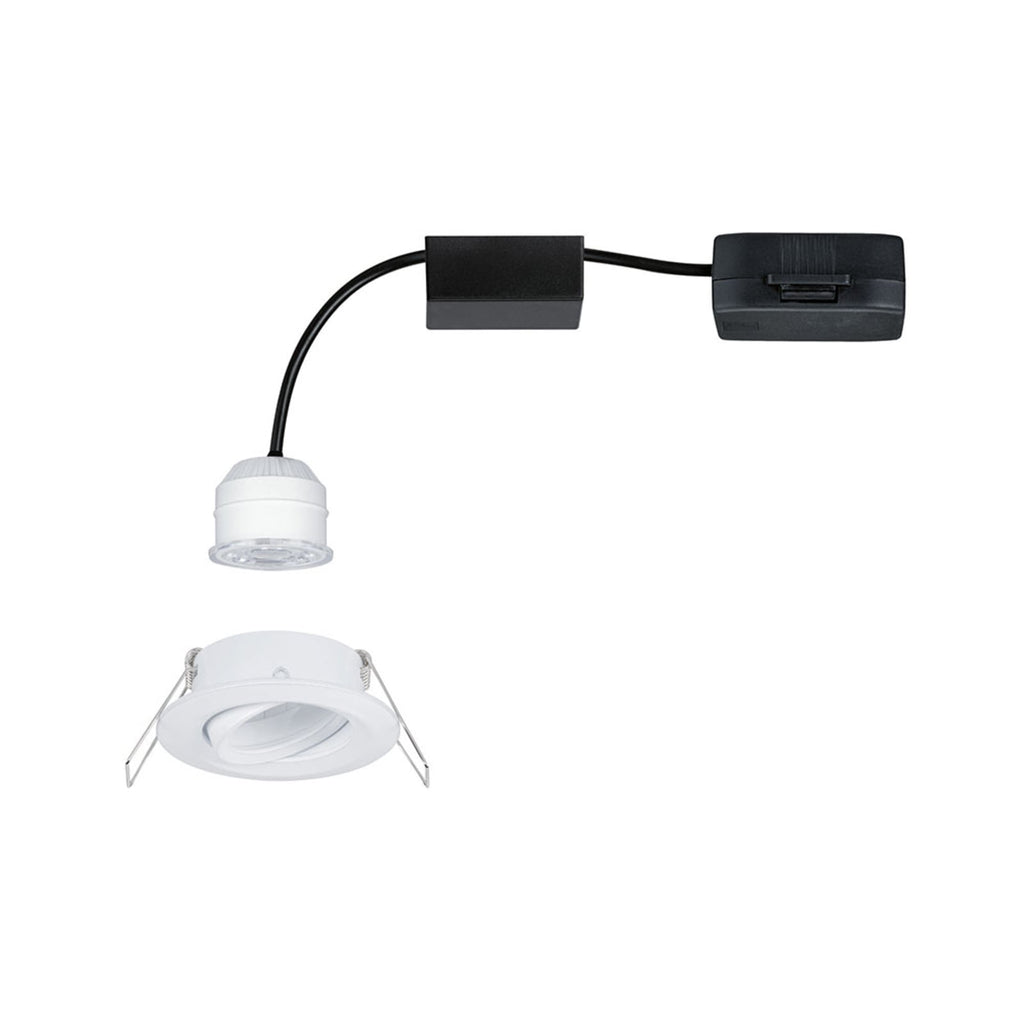 Innbyggingsspot Nova mini Plus LED dimbar hvit sideprofil