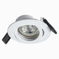 Innbyggingsspot Recess Twistlock GU10 4,3W hvit forfra