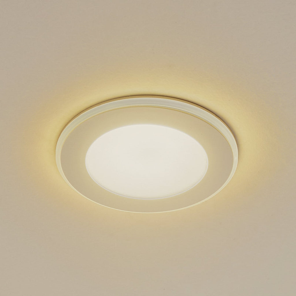 Innbyggingsspot Toka LED dimbar CCT hvit Ø10,4 cm forfra