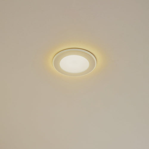 Innbyggingsspot Toka LED dimbar CCT hvit Ø10,4 cm bakside