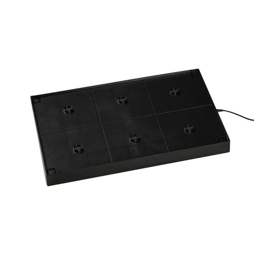 Baksiden av ladestasjon for dekorlampe Nice 6 plasser IP20 Konstsmide