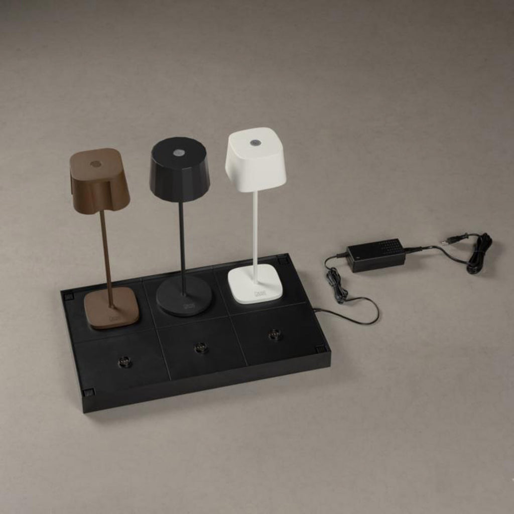 Nærbilde av ladestasjon for dekorlampe Nice 6 plasser IP20 Konstsmide