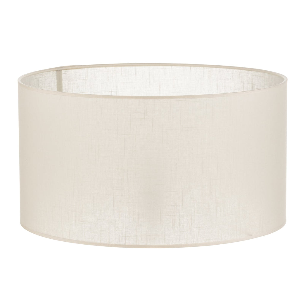Lampeskjerm Alba tekstil ecru Ø45 cm E27 forfra
