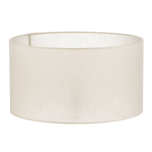 Lampeskjerm Alba tekstil ecru Ø45 cm E27 forfra
