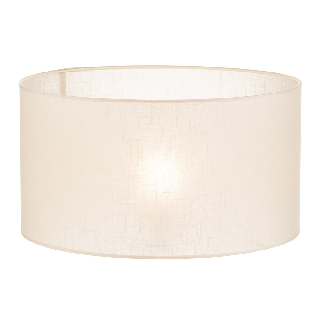 Lampeskjerm Alba tekstil ecru Ø45 cm E27 bakside