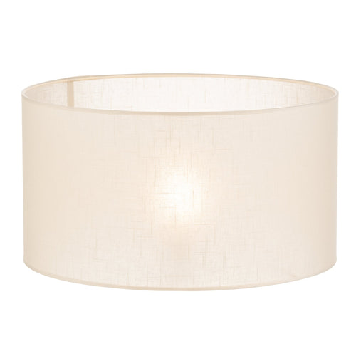 Lampeskjerm Alba tekstil ecru Ø45 cm E27 bakside