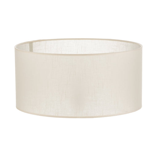 Lampeskjerm Alba tekstil ecru E27 Ø40 cm forfra