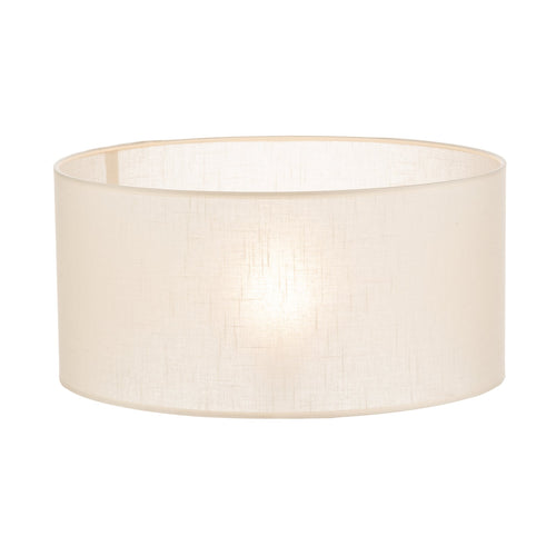 Lampeskjerm Alba tekstil ecru E27 Ø40 cm bakside