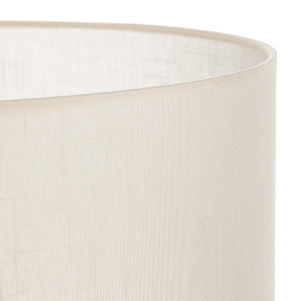 Lampeskjerm Alba tekstil ecru E27 Ø40 cm montert