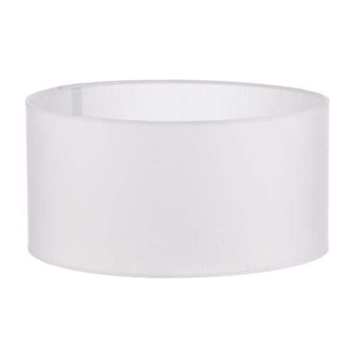 Lampeskjerm Alba tekstil hvit Ø40 cm E27 forfra