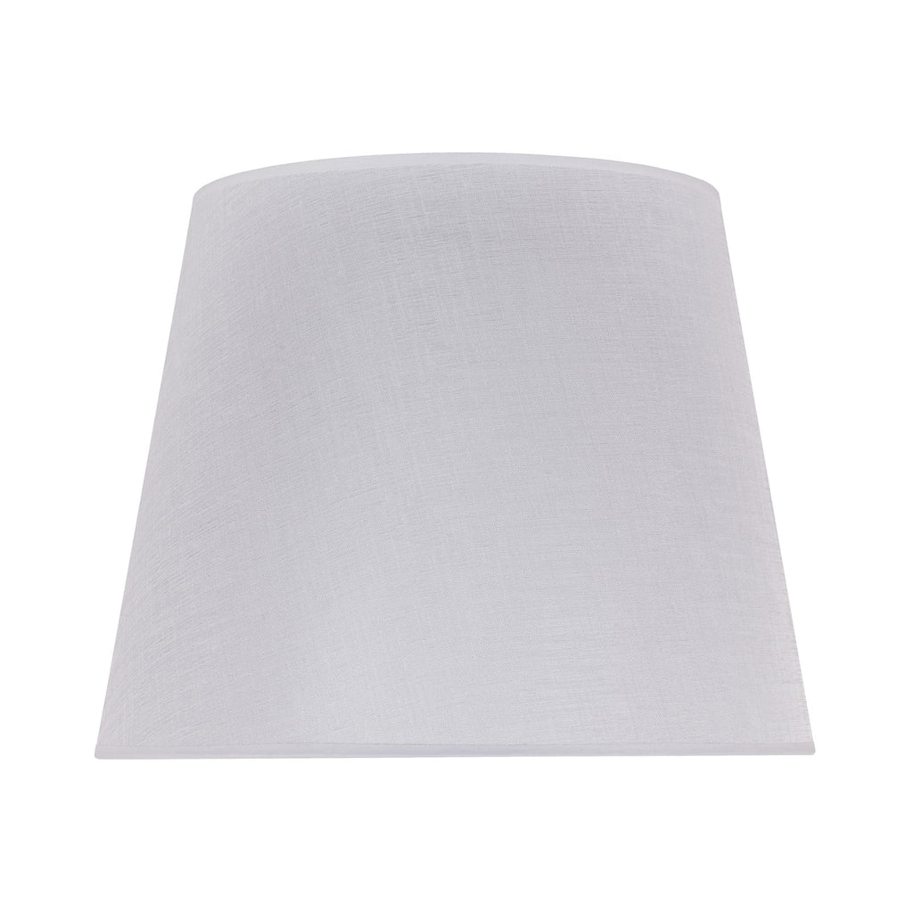 Lampeskjerm Classic L for gulvlamper hvit/klar sett forfra