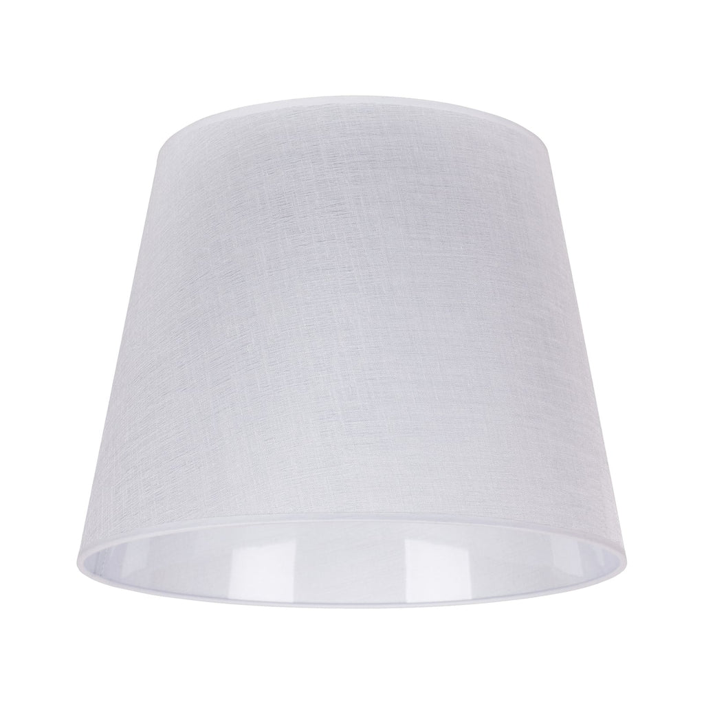Lampeskjerm Classic L for gulvlamper hvit/klar montert på lampe