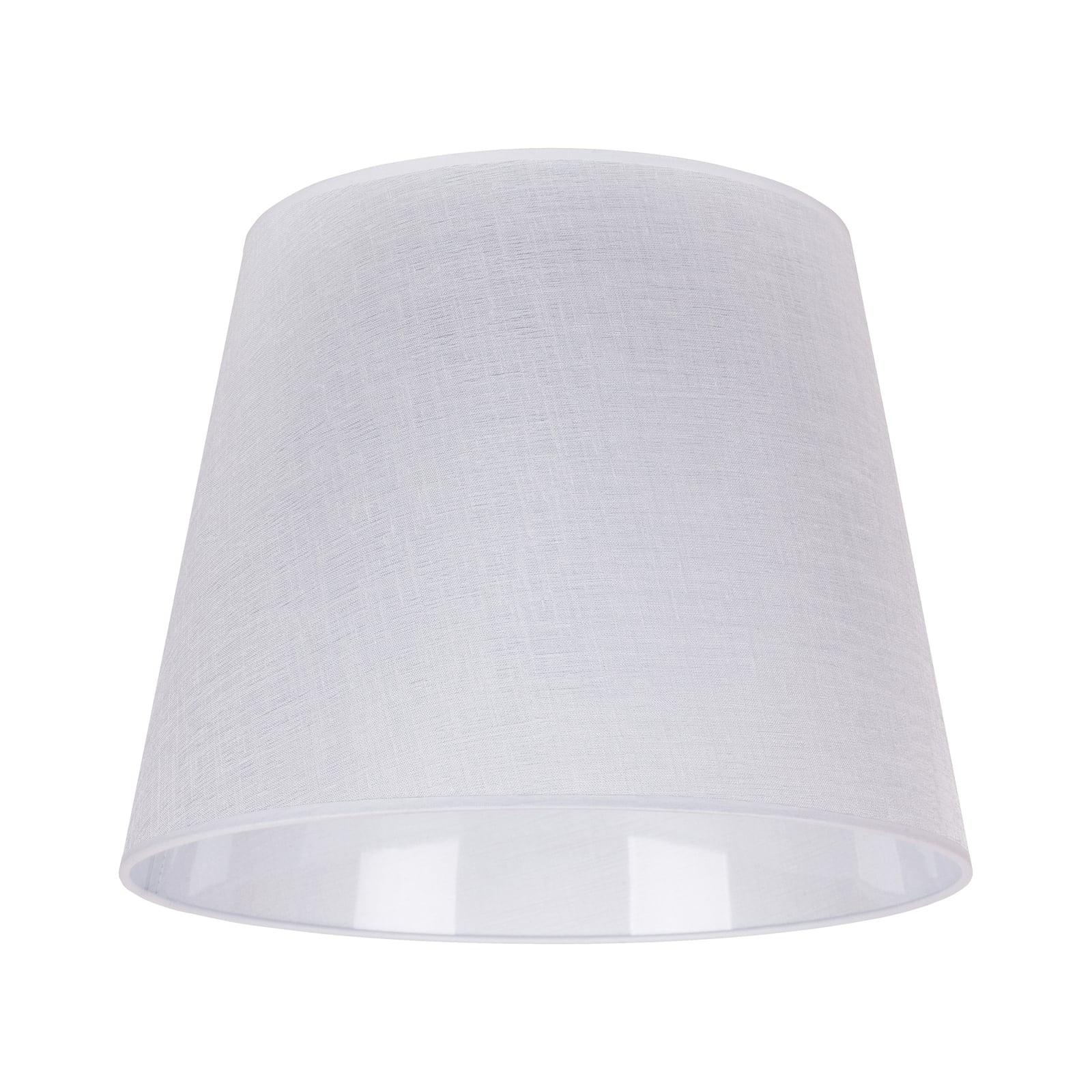 Lampeskjerm Classic L for gulvlamper hvit/klar montert på lampe