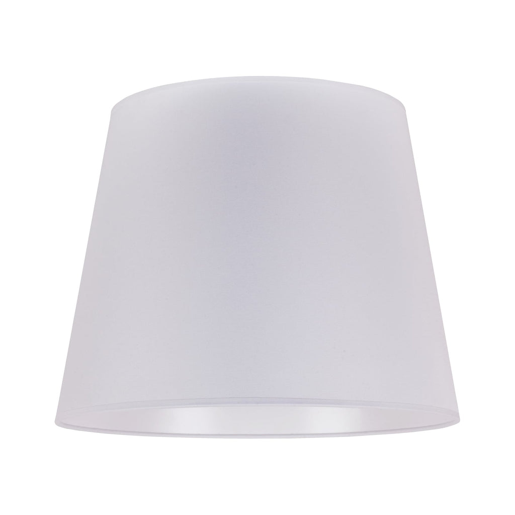 Lampeskjerm Classic L for gulvlampe tekstil hvit bakside