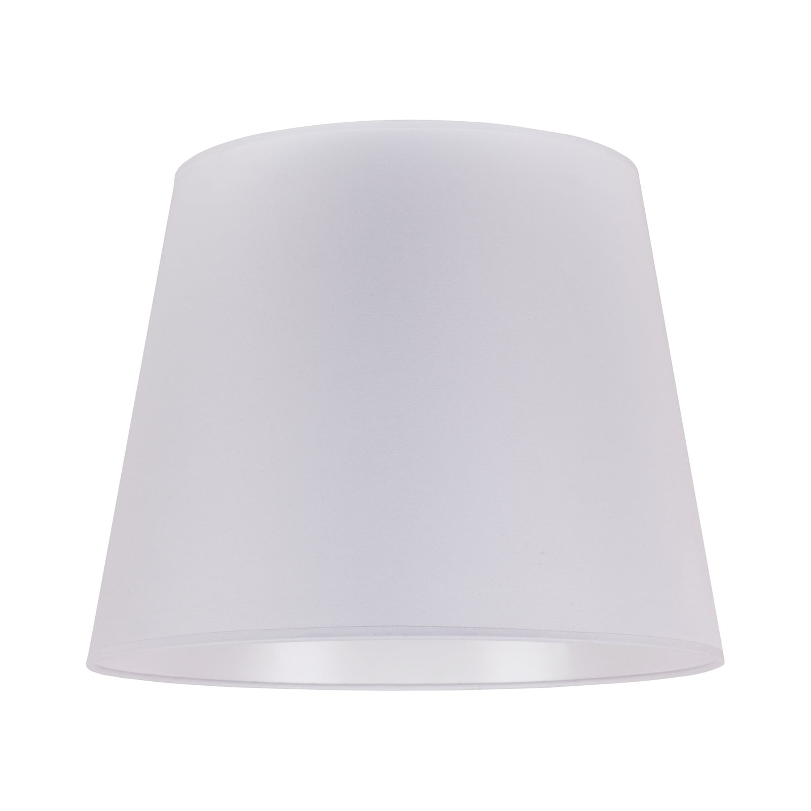 Lampeskjerm Classic L for gulvlampe tekstil hvit bakside