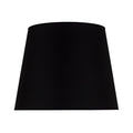 Lampeskjerm Classic L for gulvlamper svart tekstil forfra